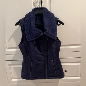 Prana Deep Blue Quilted Vest